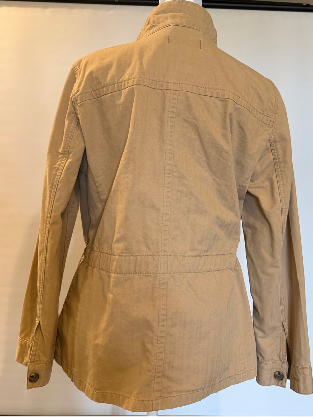 Talbots Khaki Field Jacket with Button Front - Picture 6 of 11